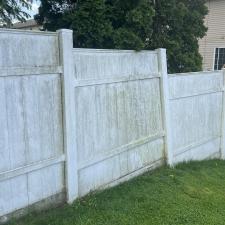 Fence cleaning before photo in walnutport pa